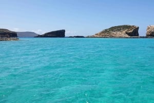 بحيرة كومينو الزرقاء وبحيرة كريستال - رحلة بحرية في 3 خلجان