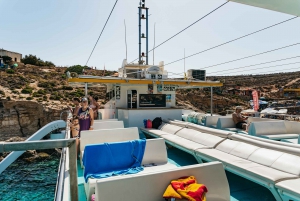 Comino: Blue Lagoon, Crystal Lagoon, and Seacaves Tour