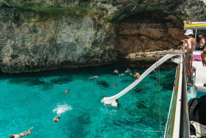 Comino: Blue Lagoon, Crystal Lagoon, and Seacaves Tour