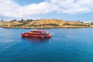 Från Sliema eller Bugibba: Färja Comino Blue Lagoon tur och retur