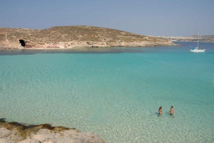From Sliema or Bugibba: Comino Blue Lagoon round-trip ferry