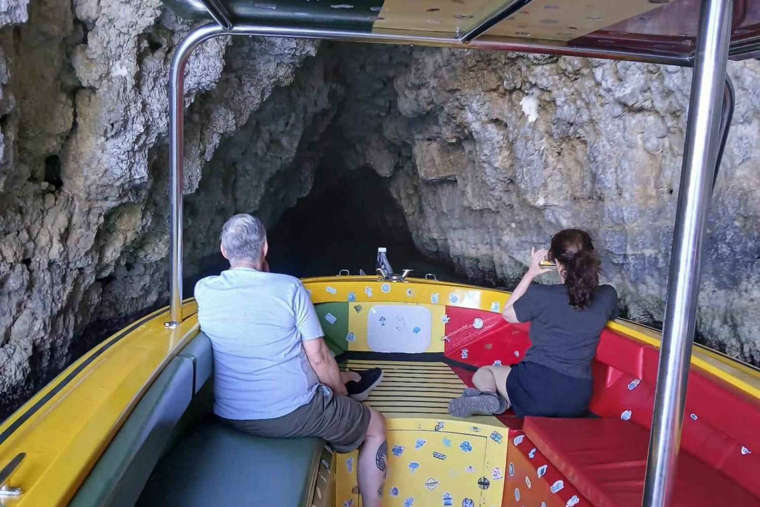 Blå Lagunen:Malta Kristall Lagunen, Comino,Privat motorbåt