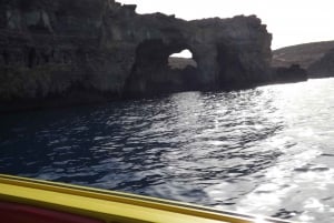 Blaue Lagune: Malta, Kristall-Lagune, Höhlen, privates Schnellboot