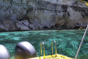 Błękitna Laguna: Comino i Kryształowa Laguna Prywatna łódź motorowa Malta