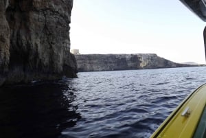 Błękitna Laguna: Comino i Kryształowa Laguna Prywatna łódź motorowa Malta