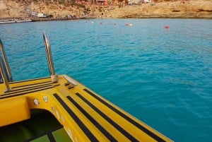 Błękitna Laguna: Comino i Kryształowa Laguna Prywatna łódź motorowa Malta