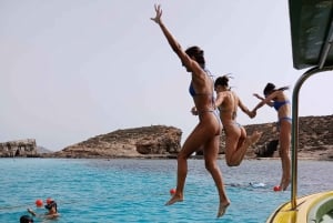 Błękitna Laguna: Comino i Kryształowa Laguna Prywatna łódź motorowa Malta