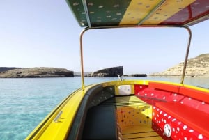 Comino:Crystal & Blue Lagoon,Caves, Private Speedboat Malta