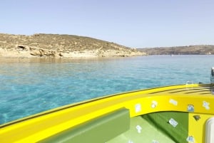 Comino:Crystal & Blue Lagoon,Caves, Private Speedboat Malta