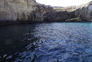 Błękitna Laguna: Comino i Kryształowa Laguna Prywatna łódź motorowa Malta