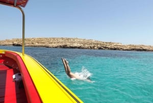 Błękitna Laguna: Comino i Kryształowa Laguna Prywatna łódź motorowa Malta