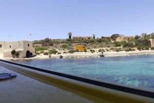 Błękitna Laguna: Comino i Kryształowa Laguna Prywatna łódź motorowa Malta