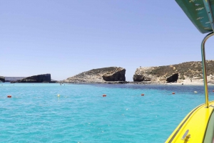 Błękitna Laguna: Comino i Kryształowa Laguna Prywatna łódź motorowa Malta