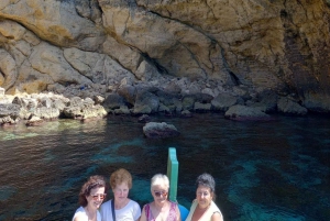 Comino eiland: Grotten & snorkelen