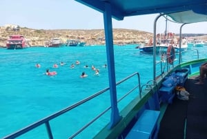 Comino: Private boat tour with Snorkeling activities & caves