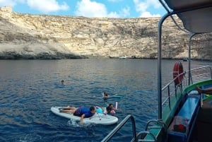 Comino: Private boat tour with Snorkeling activities & caves