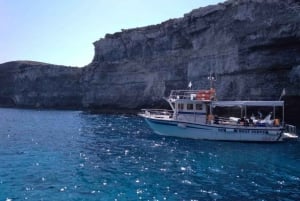 Comino: Private bådture, svømmestop og grotteture