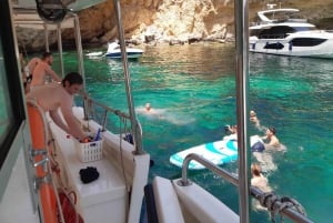 Comino: Private båtturer, svømmestopp og grotteturer