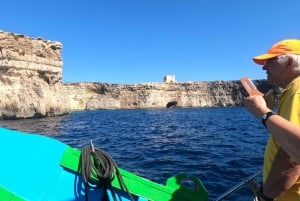 Comino: private charter to Crystal & Blue lagoon & Caves