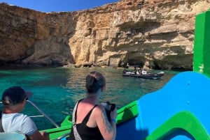 Comino: private charter to Crystal & Blue lagoon & Caves