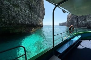 Comino: prywatny czarter do Kryształowej i Błękitnej Laguny oraz jaskiń