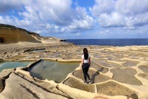 Grotte marine di Comino in motoscafo e biglietto per il bus Hop-On/Off Gozo