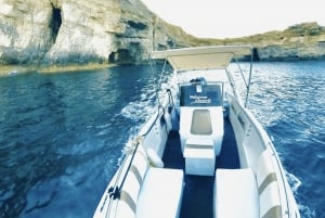 Comino: Mystic Caves, Blue and Crystal Lagoon Boat Cruise