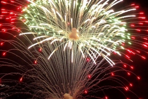 Evening of Colorful Festa Fireworks in Malta
