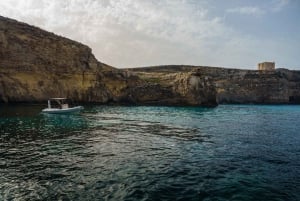 Blue Lagoon, Crystal Lagoon & Comino Caves Private Boat Tour