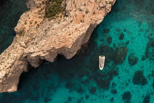 Blue Lagoon, Crystal Lagoon & Comino Caves Private Boat Tour