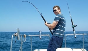 Pesca en barco extrema
