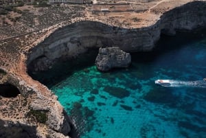 Ferry service to Blue Lagoon (opt. stop in Gozo)& Caves trip