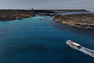 Ferry service to Blue Lagoon (opt. stop in Gozo)& Caves trip