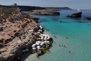 Ferry service to Blue Lagoon (opt. stop in Gozo)& Caves trip