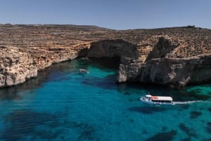 Ferry service to Blue Lagoon (opt. stop in Gozo)& Caves trip