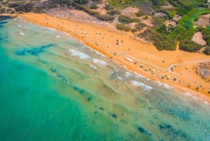 Desde Bugibba: Viaje de ida y vuelta a la Laguna Azul de Comino (CMO)