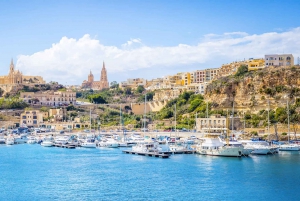 From Bugibba: Gozo Bus Tour and Comino Blue Lagoon Cruise