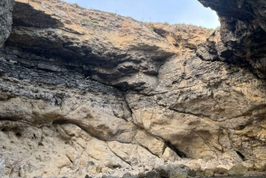 From Gozo:Around Comino, Blue Lagoon, Crystal Lagoon & Caves