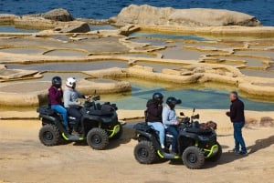 Maltalta: Gozo: Gozo Quad Bike Tour lounaalla ja veneellä.