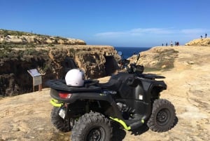 Maltalta: Gozo: Gozo Quad Bike Tour lounaalla ja veneellä.