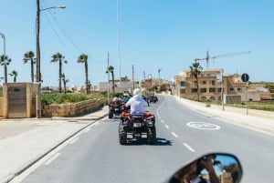Fra Heldagstur på Gozo med firhjuling med lunsj og båttur