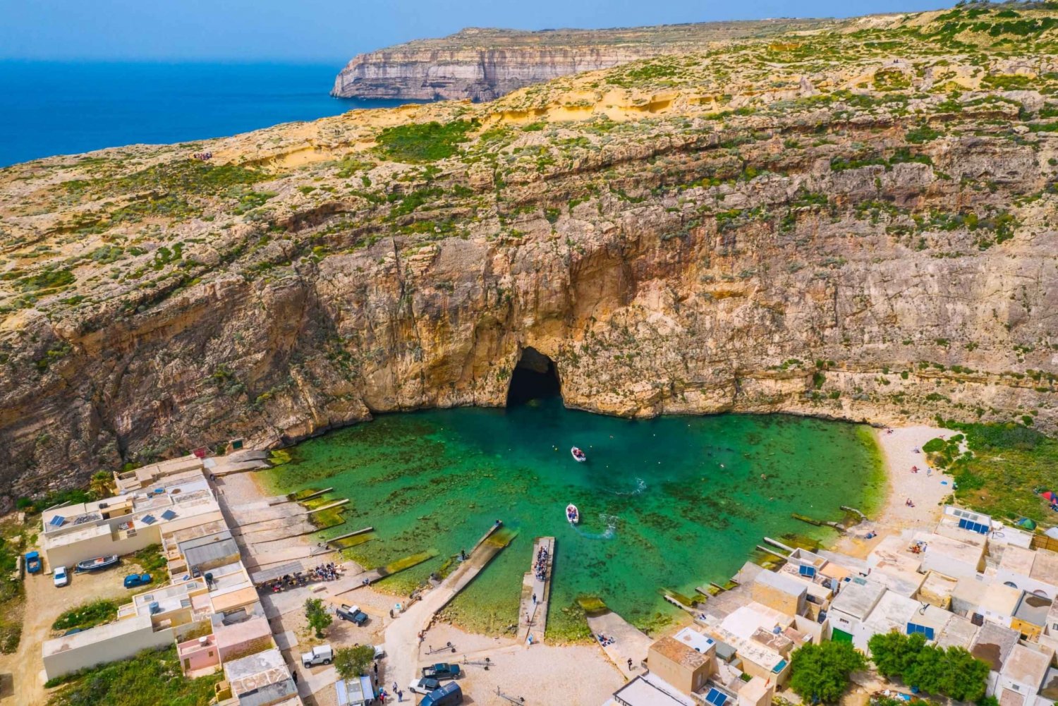 Vanuit Malta: Gozo Jeep Tour met Lunch en Hotel Transfers