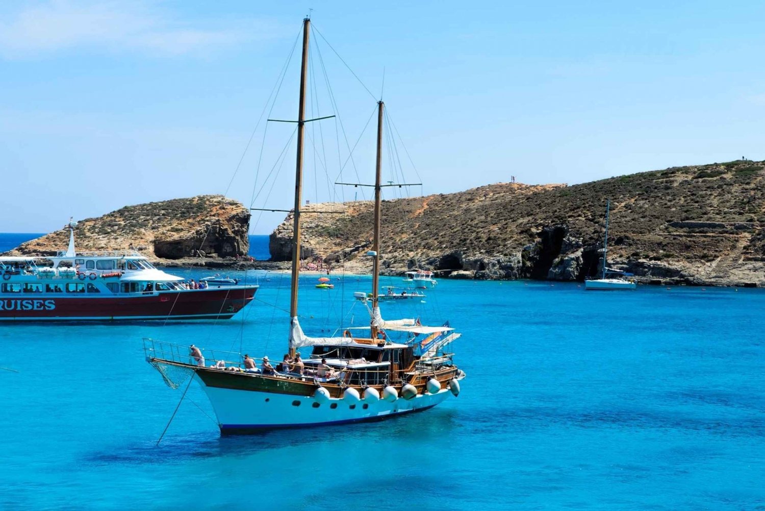 Vanuit Malta: Zeiltocht Malta, Gozo & Comino Drie Eilanden