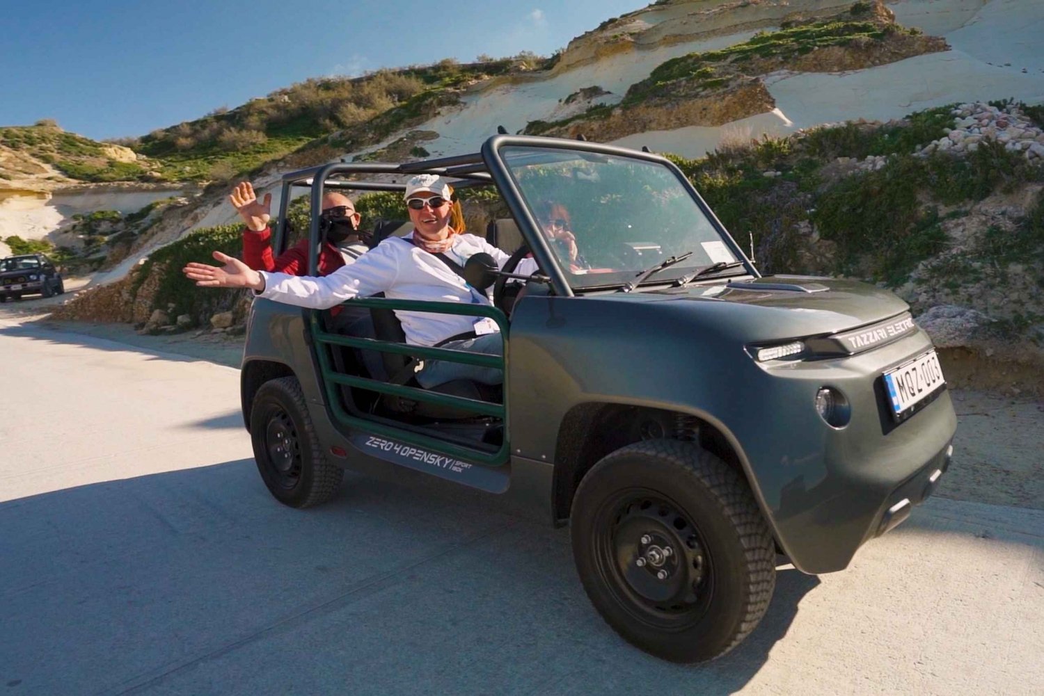 Fra Malta: Guidede turer med selvkjørende E-Jeep på Gozo