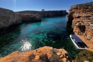 Desde Mellieħa: Crucero al atardecer por las islas Gozo y Comino