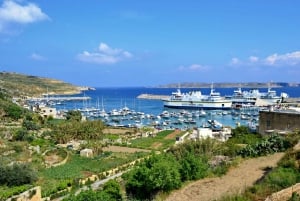 Au départ de Mellieħa : Croisière au coucher du soleil sur les îles Gozo et Comino
