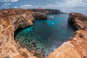 Mellieha: Crociera con acqua intorno a Comino, Laguna Blu e Gozo