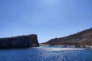 From Mellieha: Three Bay Cruise including the Blue Lagoon