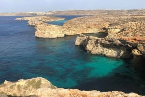 Fra Sliema/Bugibba: Best of Gozo & Comino Katamaran Tour VT