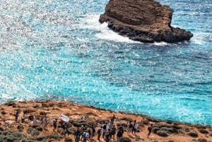 From Sliema: Comino & Blue Lagoon tour with Boat Ride